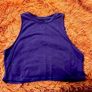 Purple work out shirt